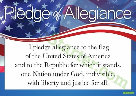 The Pledge of Allegiance teaching resource