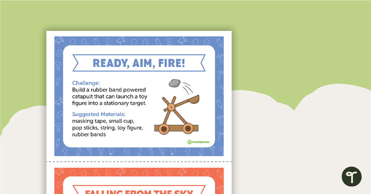 Preview image for STEM Challenge Cards - Upper Years - teaching resource