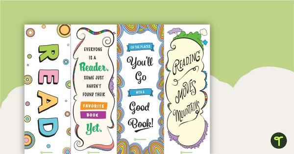 Go to Reading Inspired Bookmarks teaching resource