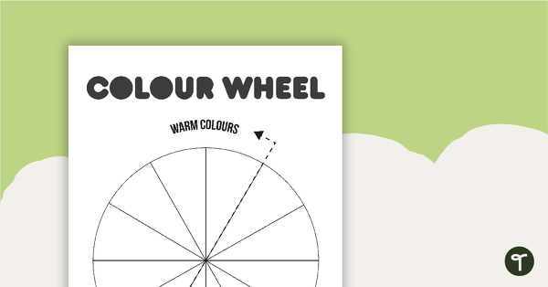 12-Part Colour Wheel and Colour Theory worksheets teaching resource
