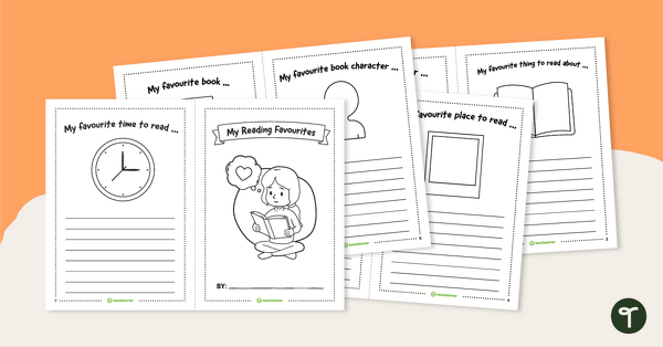 Preview image for My Reading Favourites Template - teaching resource