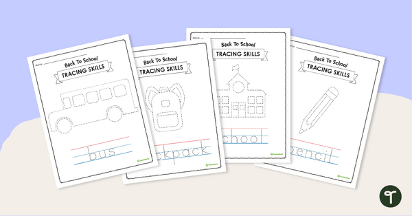 Image of Back to School Tracing Skills