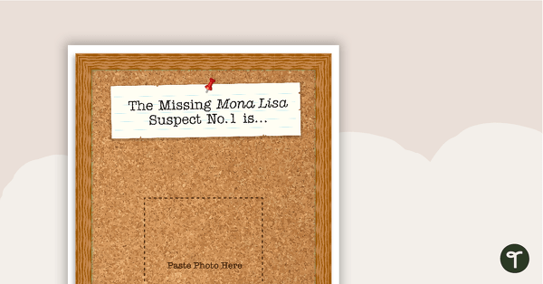 The Missing Mona Lisa – Chapter 2: I Saw You! – Resource Pack teaching resource