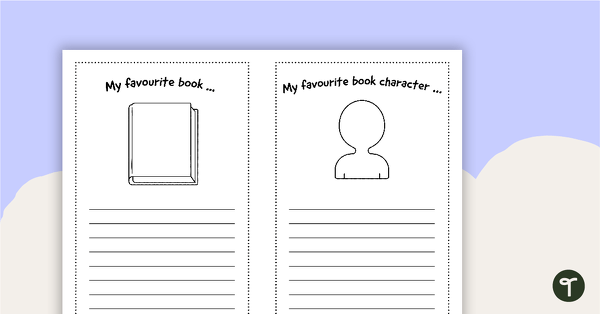 My Reading Favourites Template teaching resource