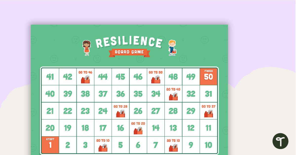 Resilience Board Game teaching resource