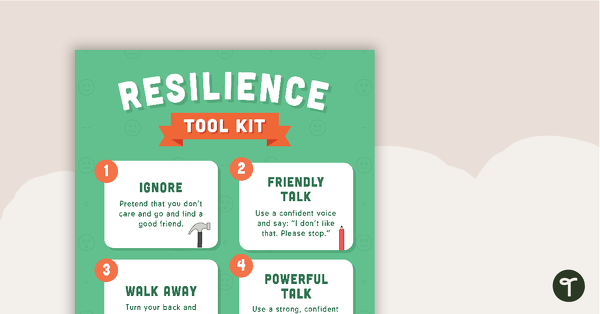Resilience Tool Kit Poster - With Explanations teaching resource