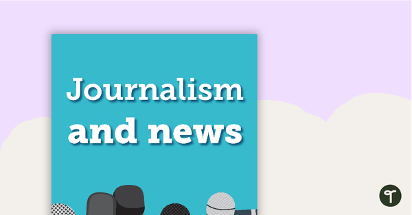 Journalism and News - Title Poster teaching resource
