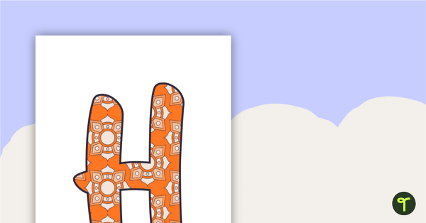 Image of Harmony Day Display Letterset