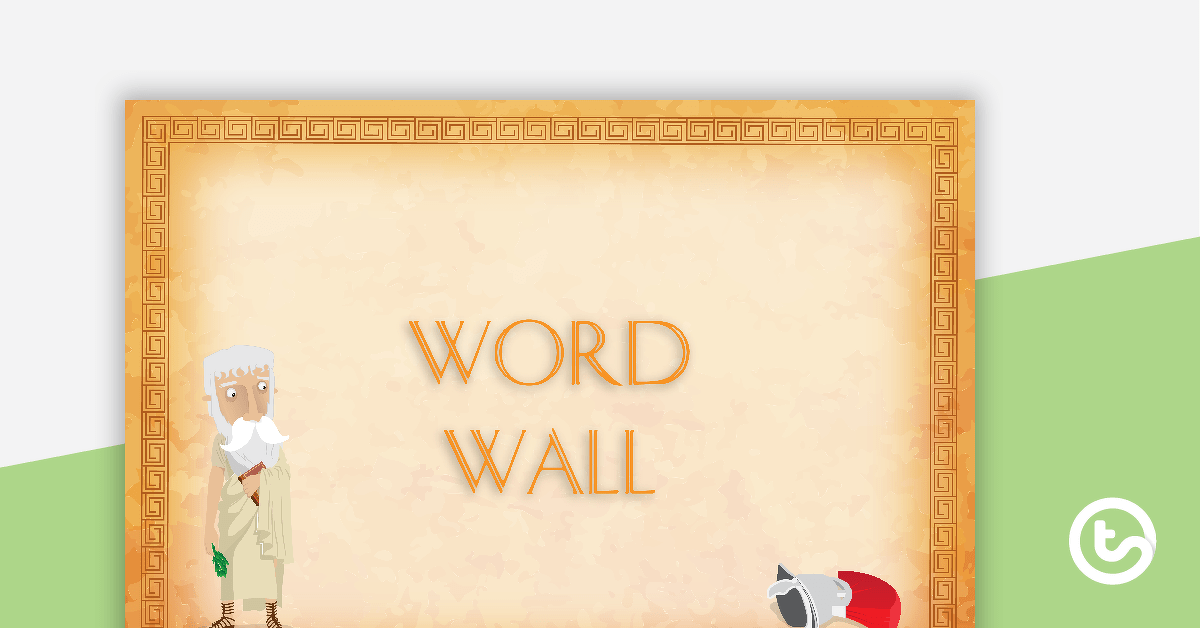 Ancient Rome - Word Wall Template teaching resource