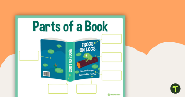 Preview image for Parts of a Book Cut and Paste Activity - teaching resource