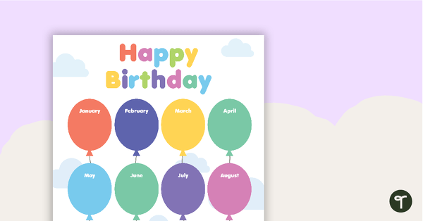 Go to Birthday Balloons Chart teaching resource
