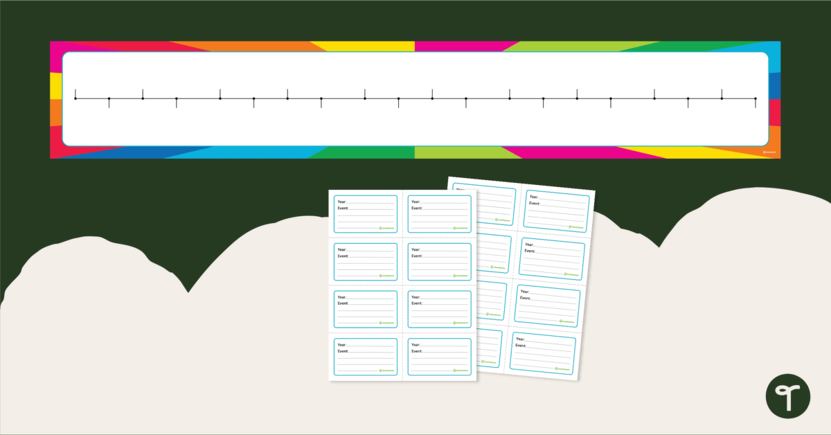 Timeline Display and Activity teaching resource