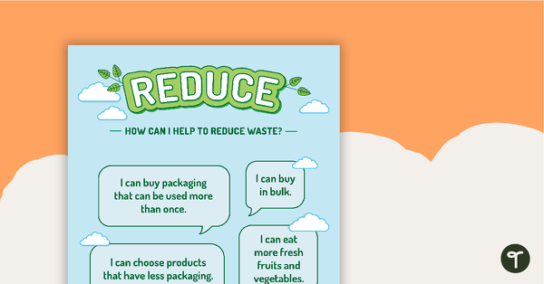 Go to Reduce, Reuse, Recycle, Rethink and Repair Posters teaching resource
