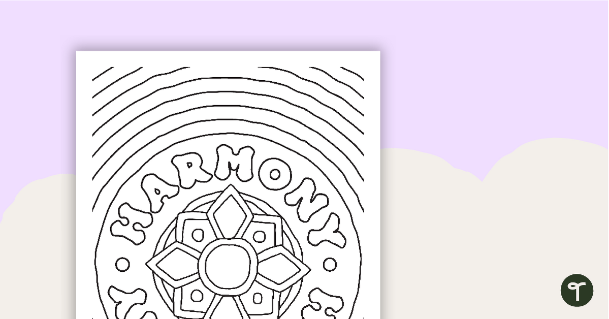 Harmony Day Colouring In Sheets teaching resource