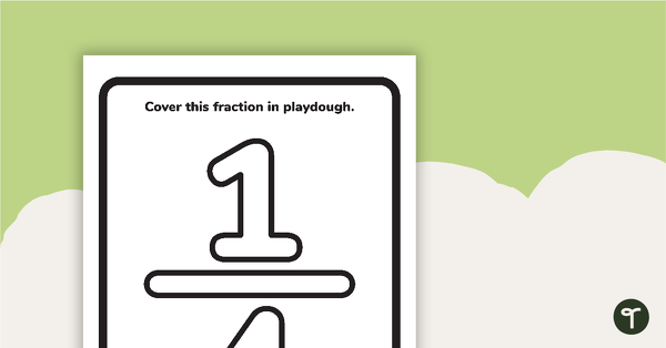 Interactive Fractions Playdough Mats – Hands-On Materials teaching resource