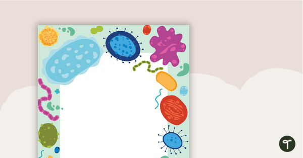 Go to Microorganism Page Border teaching resource