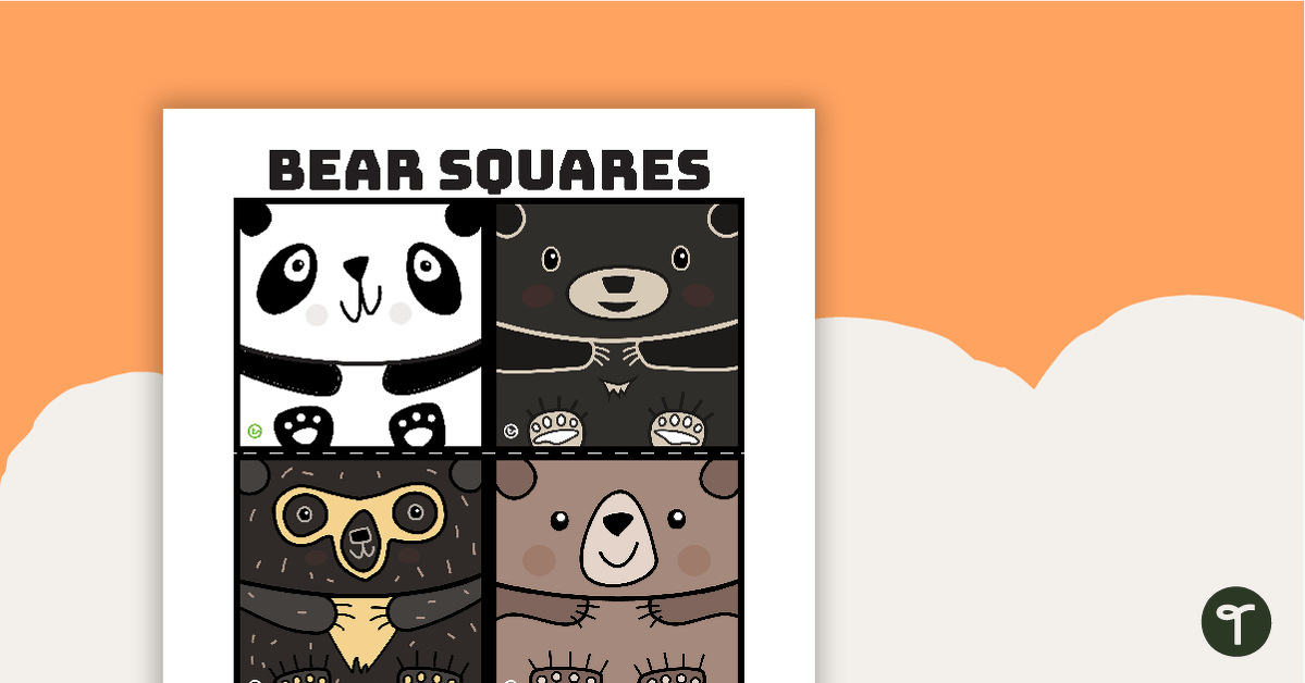 Bear Squares teaching resource
