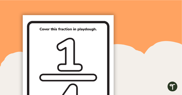 Interactive Fractions Playdough Mats – Hands-On Materials teaching resource