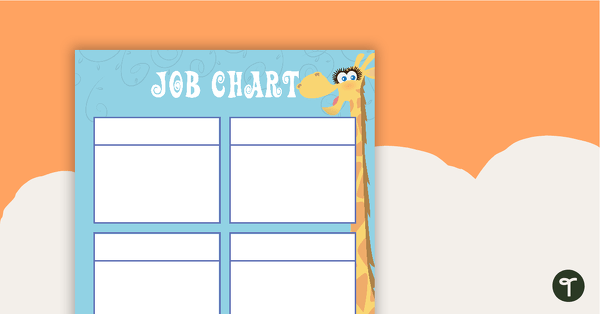 Go to Giraffes - Job Chart teaching resource