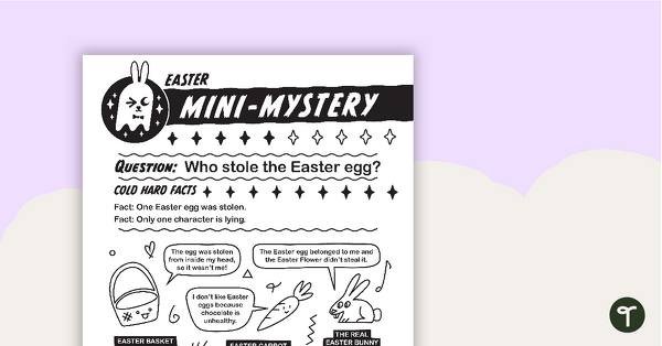 Preview image for Easter Mini-Mystery – Who Stole the Easter Egg? - teaching resource