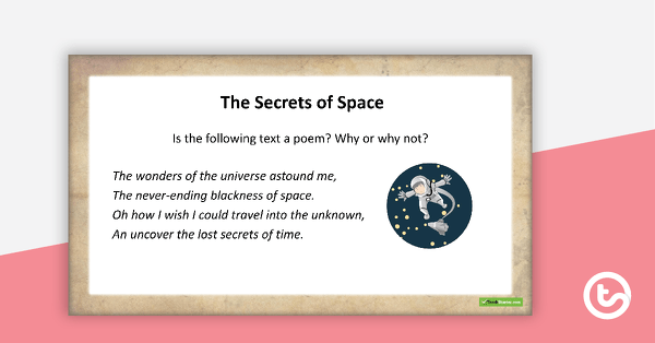 Poetic Devices PowerPoint teaching resource