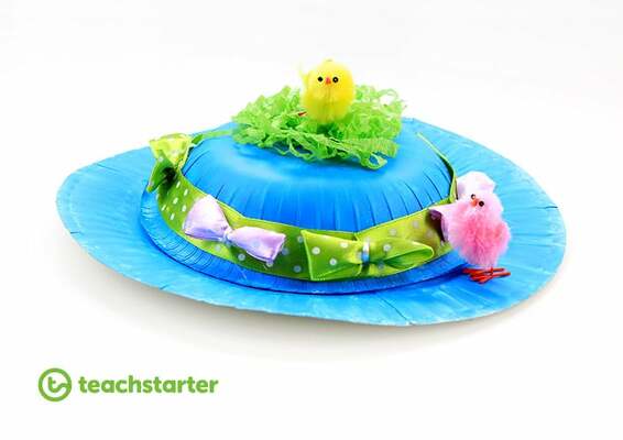Easter Hat Craft Activity teaching resource