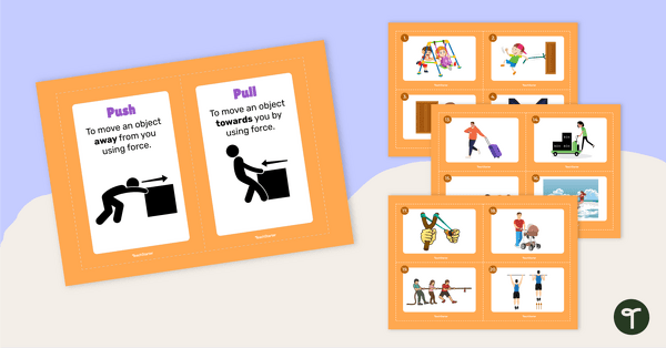 Preview image for Push and Pull Sorting Activity - teaching resource