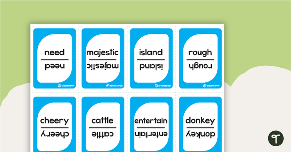 Parts of Speech Card Game – Upper Years Classroom Game - Set 2 teaching resource