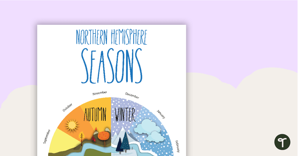 Seasons in the Northern Hemisphere teaching resource