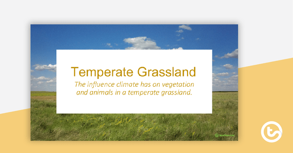 Go to Temperate Grassland PowerPoint teaching resource