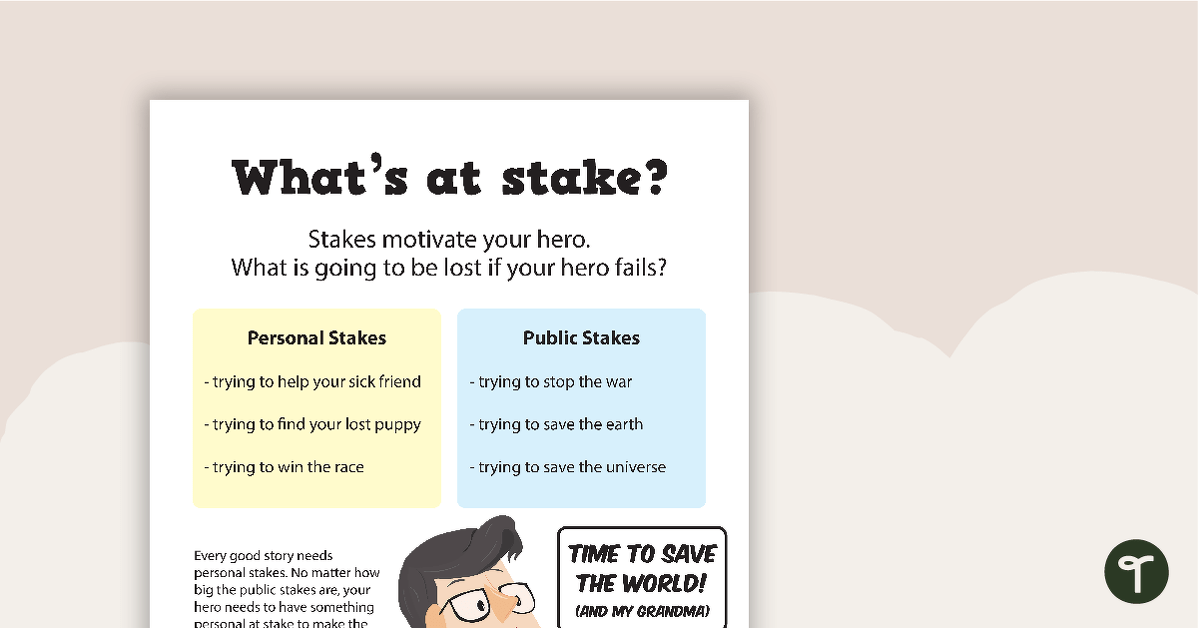 What's At Stake Poster teaching resource