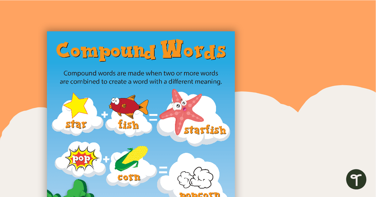 Compound Words Poster teaching resource