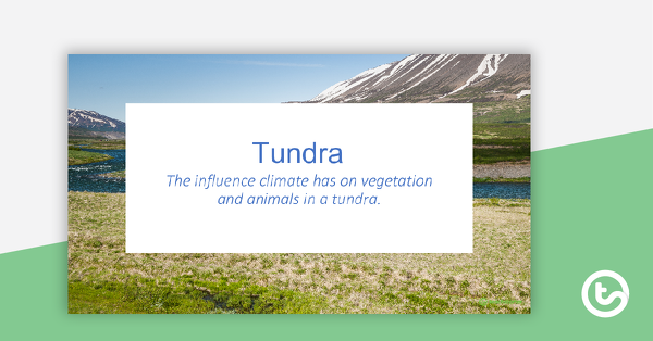Go to Tundra PowerPoint teaching resource