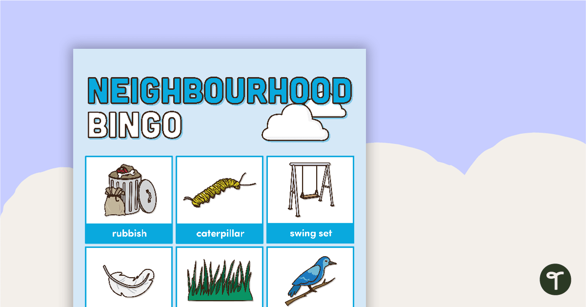 Neighbourhood Bingo teaching resource