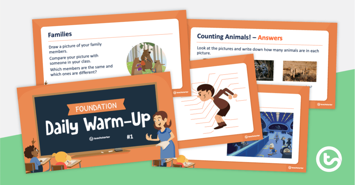 Foundation Daily Warm-Up – PowerPoint 1 teaching resource