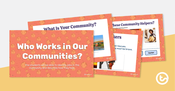 Preview image for Who Works In Our Communities? - PowerPoint Presentation - teaching resource
