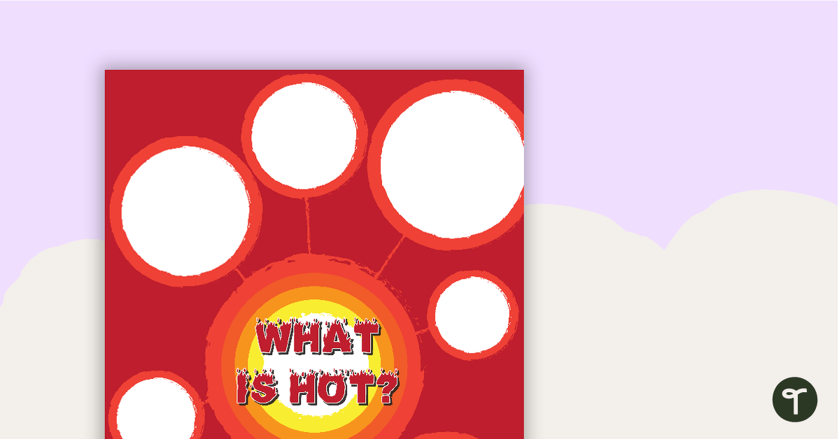 What is Hot? Blank Posters teaching resource