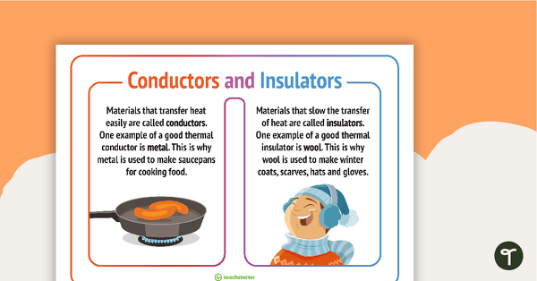 Go to Conductors and Insulators Poster teaching resource