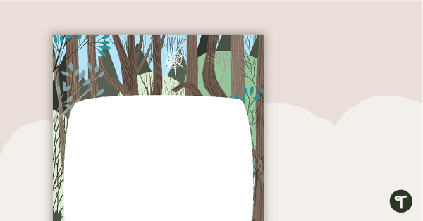 Go to Woodland Tales - Diary Cover teaching resource
