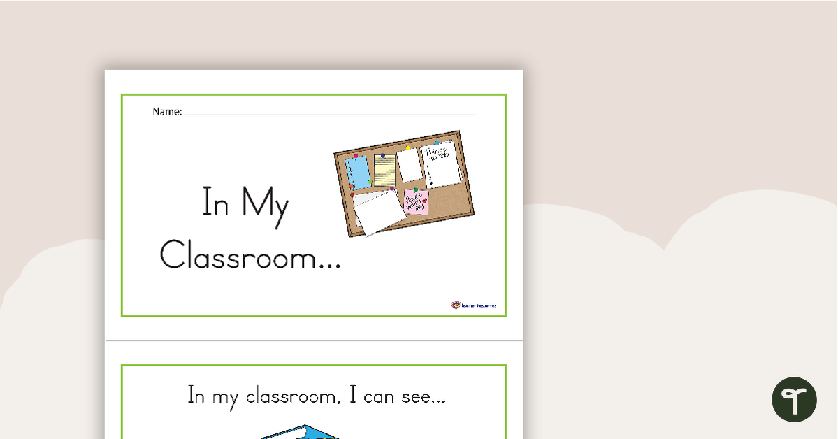 In My Classroom Concept Book teaching resource