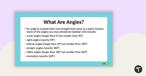 Working with Angles PowerPoint teaching resource