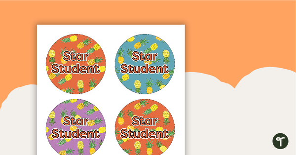 Go to Pineapples - Star Student Badges teaching resource