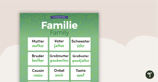 Image of Family – German Language Poster