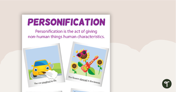 Go to Figurative Language Poster Pack teaching resource