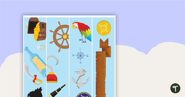 Go to Pirate Blank Banner - Border Trimmers teaching resource