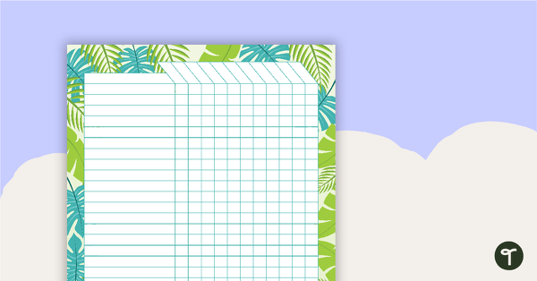 Go to Tropical Paradise Printable Teacher Diary - Assessment Tracker teaching resource