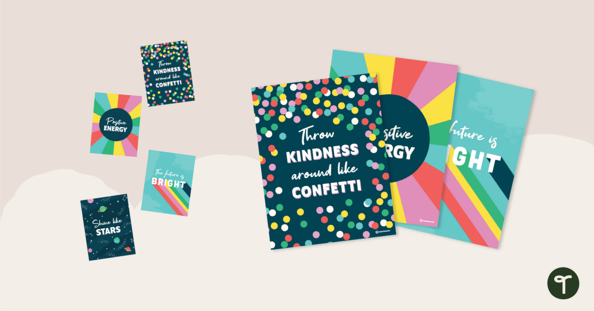Motivational Poster Pack teaching resource