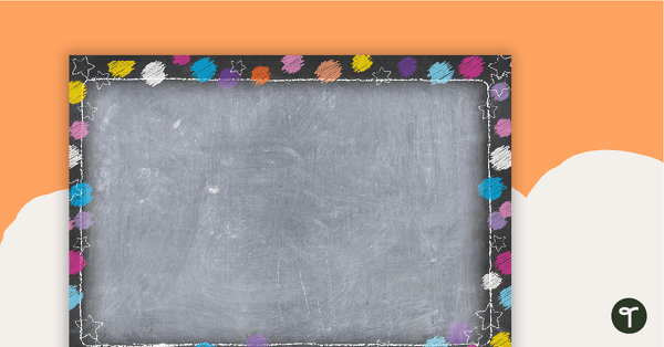 Go to Funky Chalkboard - Landscape Page Border teaching resource