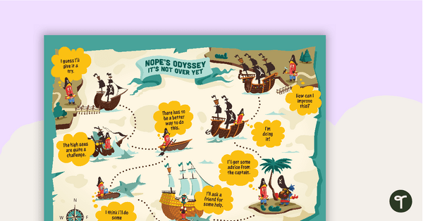 Captain Yet: Pirate Nope's Odyssey It's Not Over Yet – Poster teaching resource
