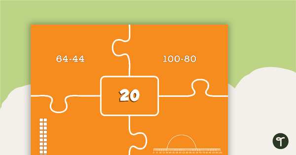 Preview image for Number Matching Puzzle - Subtraction - teaching resource